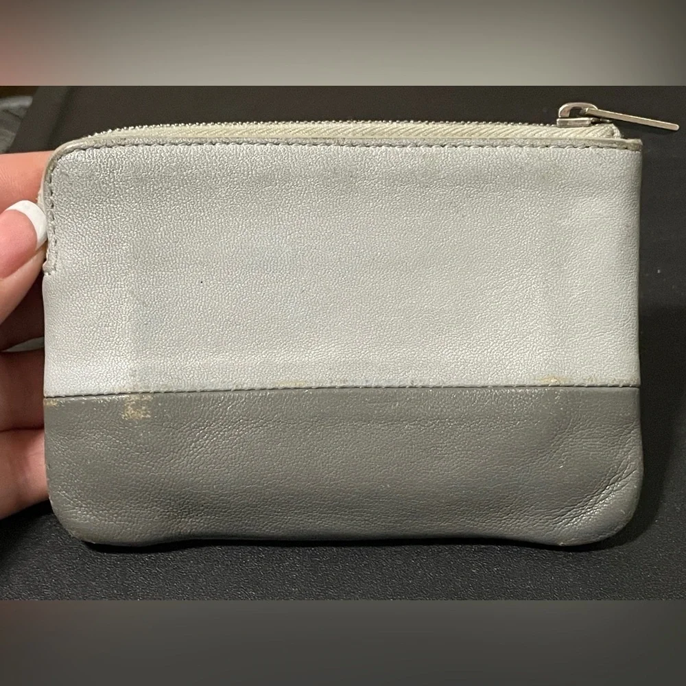 Celine Two-Tone Leather Pouch